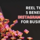 benefits of instagram reels for businesses