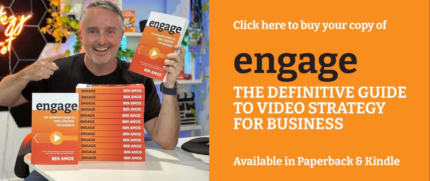 ENGAGE book sale ad 1920px wide social media reels for business